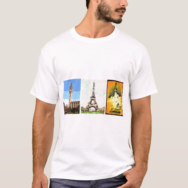 London Paris, New York Tee Shirt (Framsida)