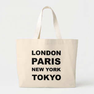 London Paris, New York, Tokyo. Jumbo Tygkasse