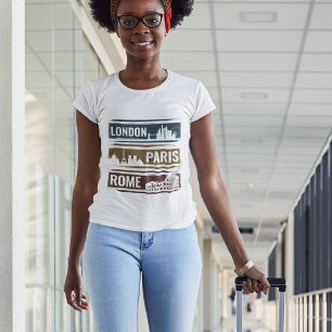 London Paris Rom T Shirt
