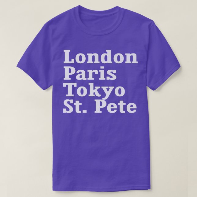 London Paris Tokyo St T Shirt (Design framsida)