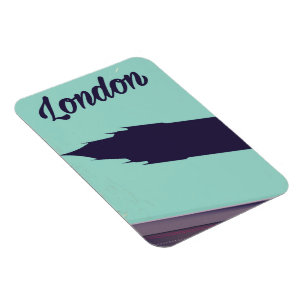 London Parlamentet Big ben vintage affisch Magnet