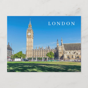 London Parliament Square vy postkort Vykort