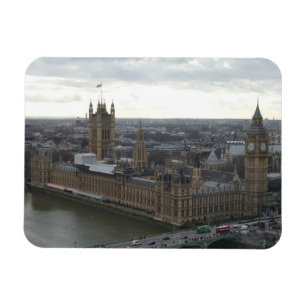 London Parliement Byggnad 3"x4" Magnet