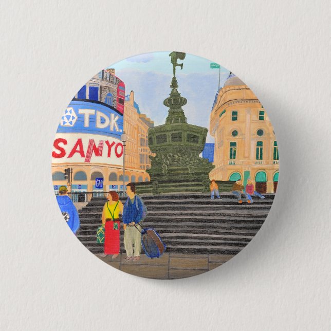 London, Piccadilly Circus Knapp (Framsida)