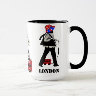 London plats mugg