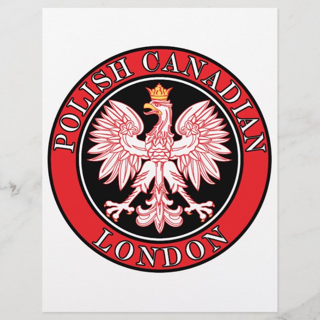 London Poland Canadian Eagle Reklamblad (Framsidan)