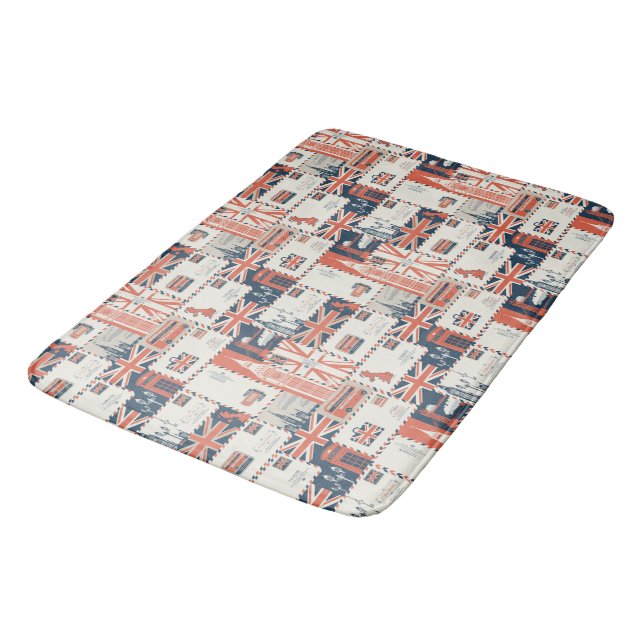 London Post Bath Mat Badrumsmatta (Vinklad)