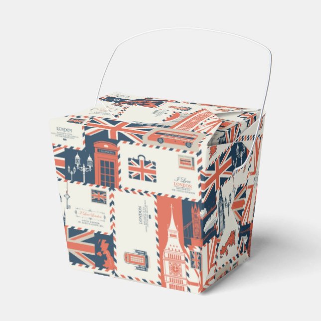 London Post Favor Box Presentaskar (Framsidan Sidan)