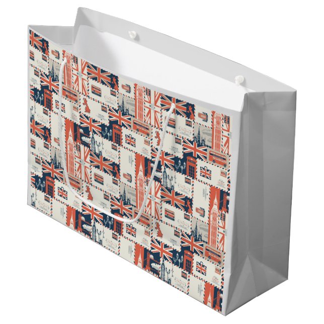 London Post Gift Bags (Framsidan Vinklad)