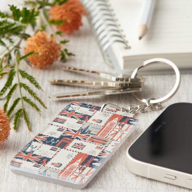 London Post Keychain (Högra Framsidan)