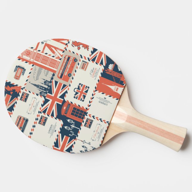 London Post Ping Pong Paddle Pingisracket (Baksidan )