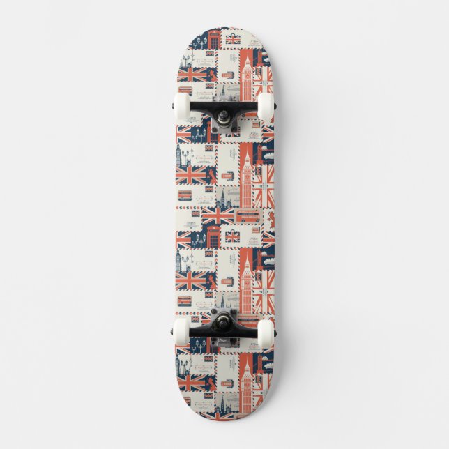 London Post Skateboard (Framsida)