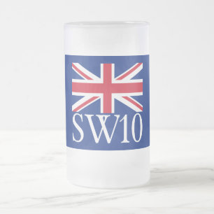 London Postcode SW10 med den fackliga jacken Frostat Ölglas
