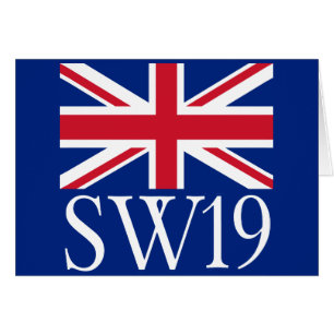 London Postcode SW19 med den fackliga jacken Hälsningskort