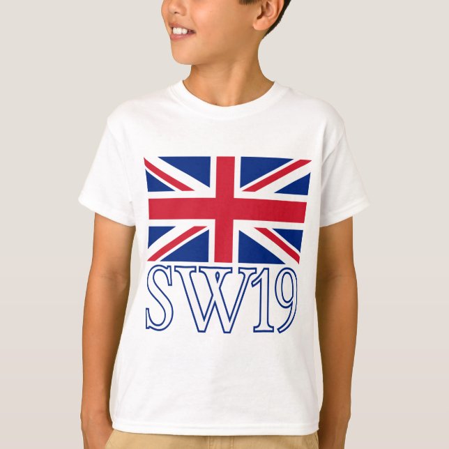 London Postcode SW19 med den fackliga jacken Tee Shirt (Framsida)