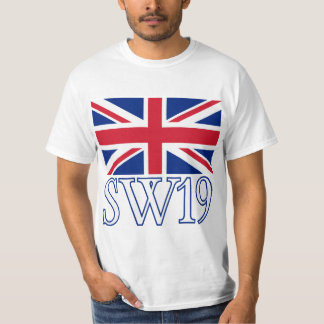 London Postcode SW19 med Union Jack Tröja