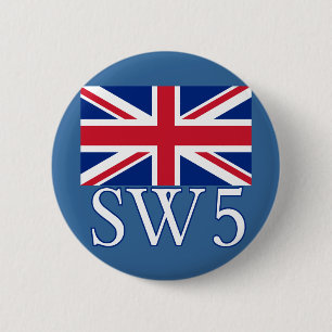 London Postcode SW5 med den fackliga jacken Knapp