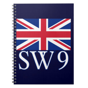 London Postcode SW9 med den fackliga jacken Anteckningsbok