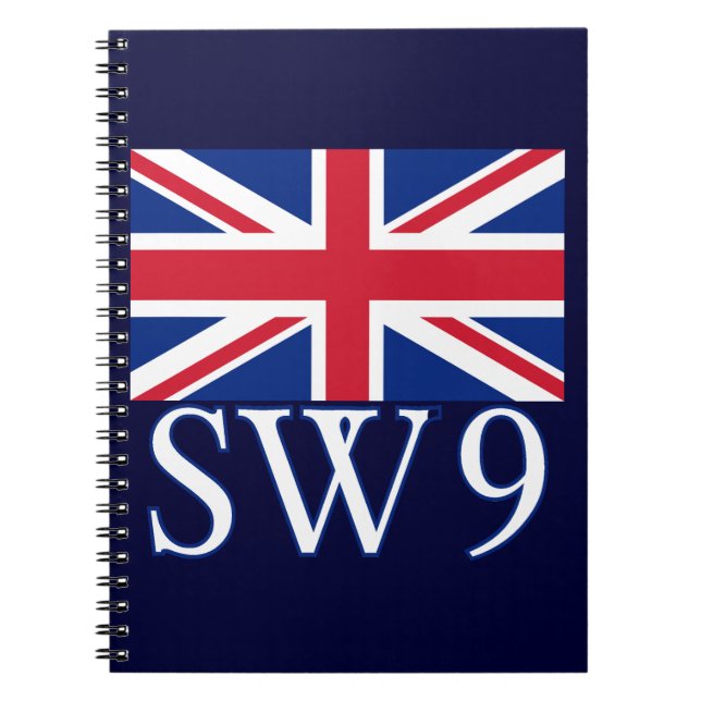 London Postcode SW9 med den fackliga jacken Anteckningsbok (Framsidan)