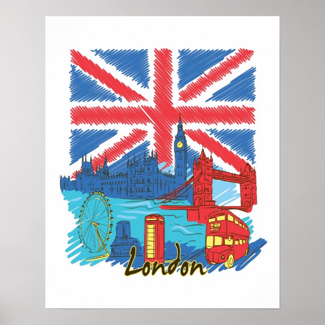 London Poster (Framsidan)
