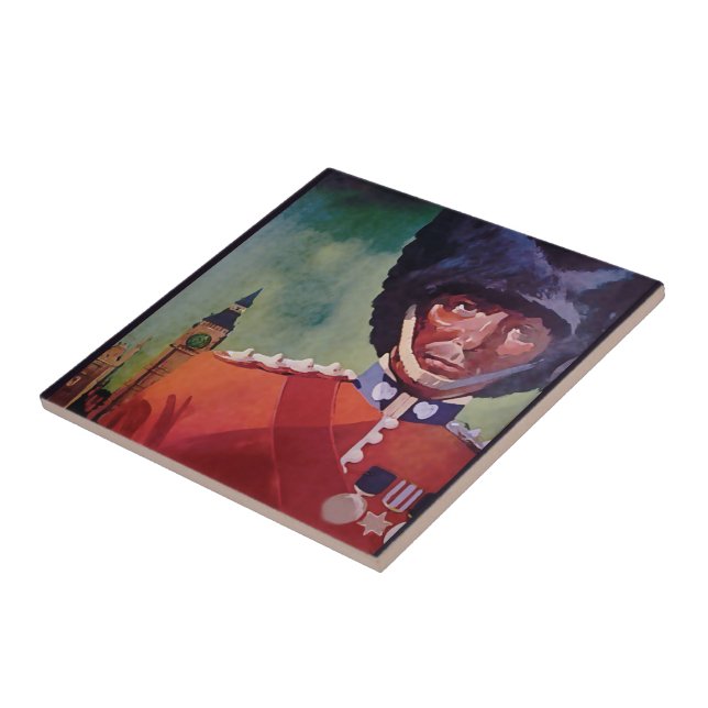 London Poster Ceramic Tile Kakelplatta (Sidan)
