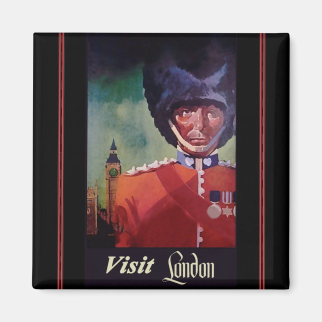 London Poster Magnet (Framsidan)