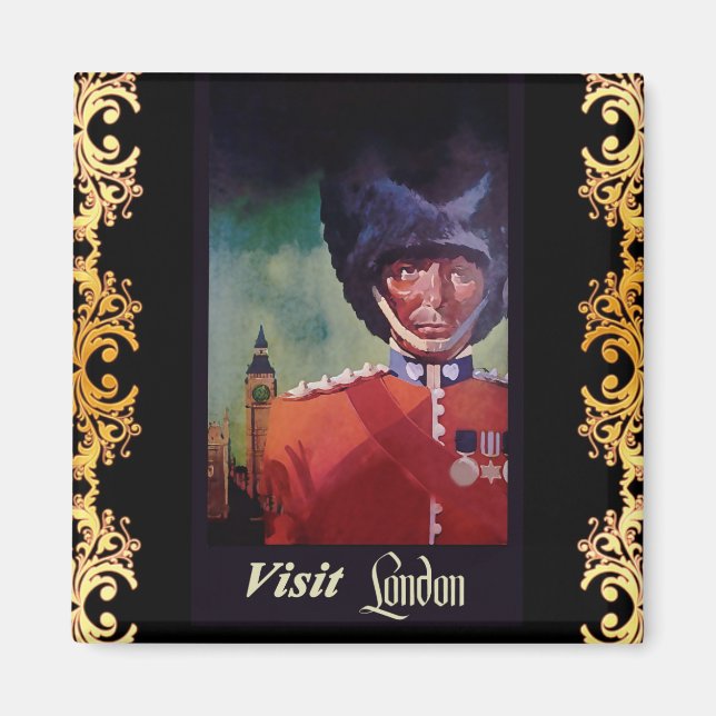 London Poster Magnet (Framsidan)