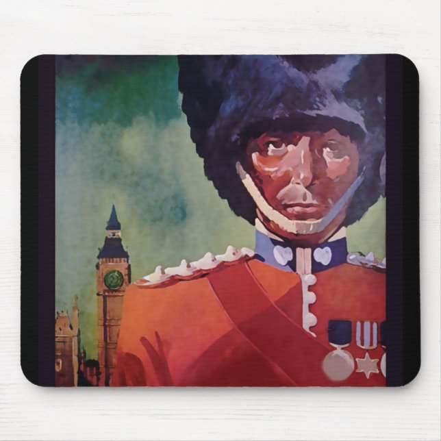 London Poster Mouse Pad Musmatta (Framsidan)