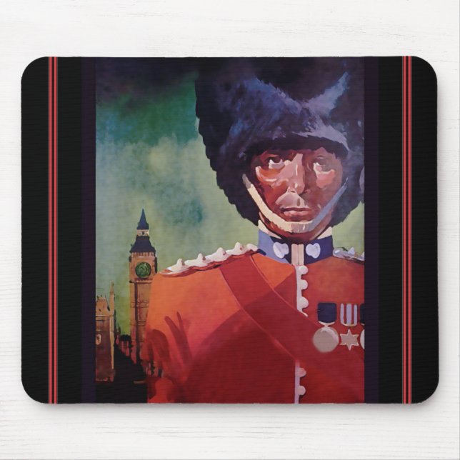 London Poster Mousepad Musmatta (Framsidan)