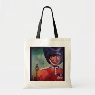 London Poster Tote Bag Tygkasse
