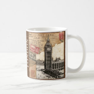London poststämplar kaffemugg