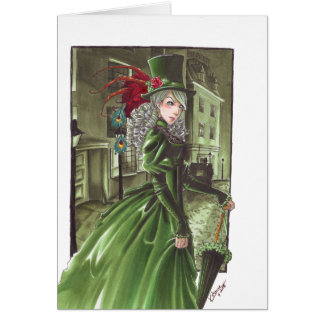 London promenad hälsningskort