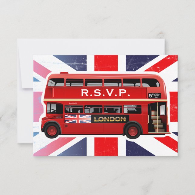 London Red Buss - OSA kort (Framsida)