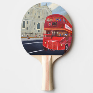 London Red Buss Ping Pong Paddles Pingisracket