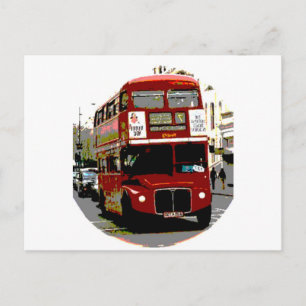 London Red Buss Routemaster Buss Vykort