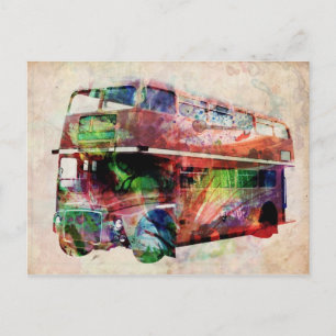 London Red Buss Vykort