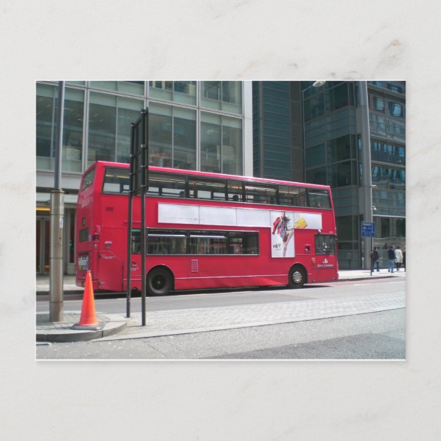 London Red Buss Vykort (Framsida)