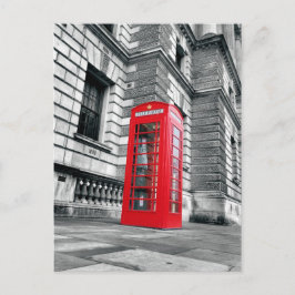 London Red Mobil Booth-vykort Vykort
