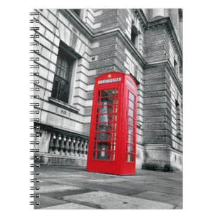 London - Red Mobil Box - Anteckningsbok