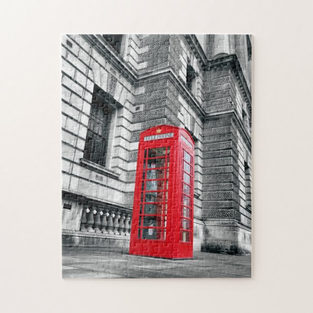 London Red Mobilare Box Puzzle Pussel (Vertikal)