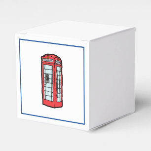 London Red Telefon Booth Iconic British Travel Presentaskar