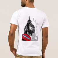 London Red Telefon Box Big Ben Clock Torn