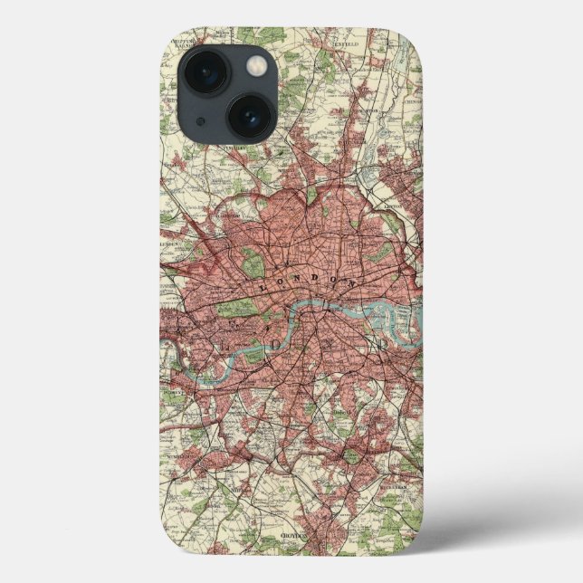 London regionkarta (Baksida)