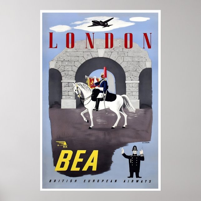 London Resorera Poster England Konst Brittisk Euro (Framsidan)