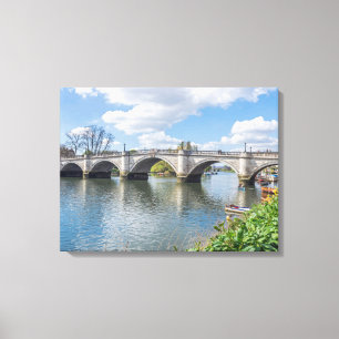 London Richmond Bridge View-kanvastryck Canvastryck