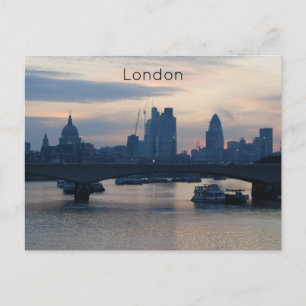 London - River Thames Helg Vykort