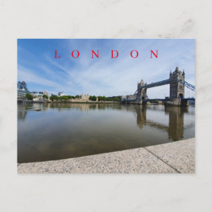 London River Thames vykort