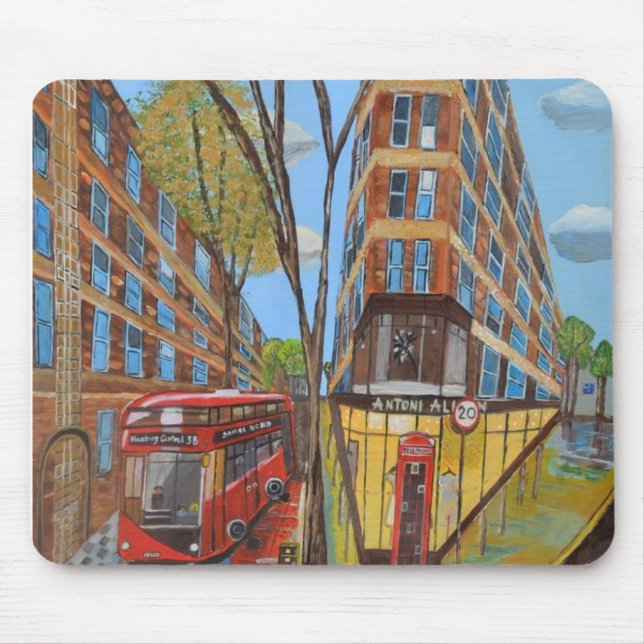 London Rosebery Avenue Mouse Pad Musmatta (Framsidan)