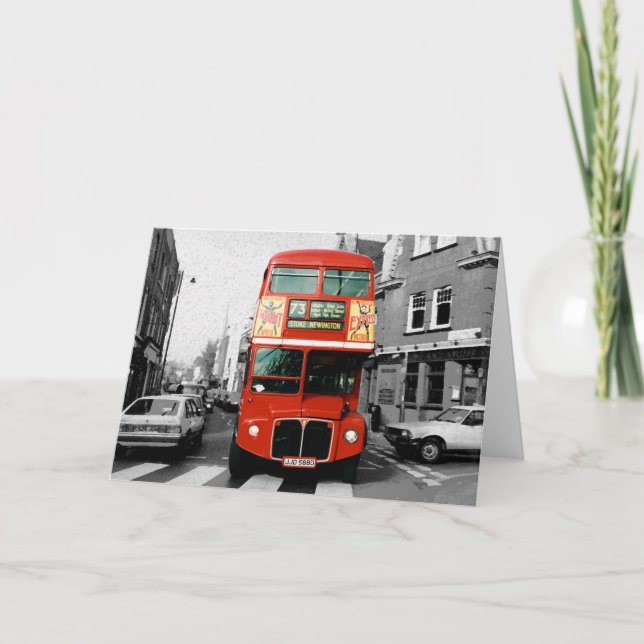 London Routemaster buss Kort (Framsida)