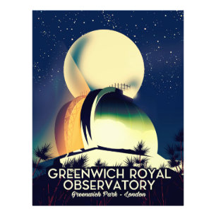 London Royal Observatory Greenwich Fototryck